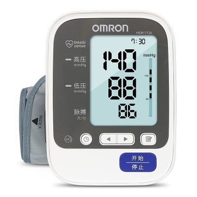 XPJ首页医疗器械_大连欧姆龙电子血压计HEM-7136 上臂式